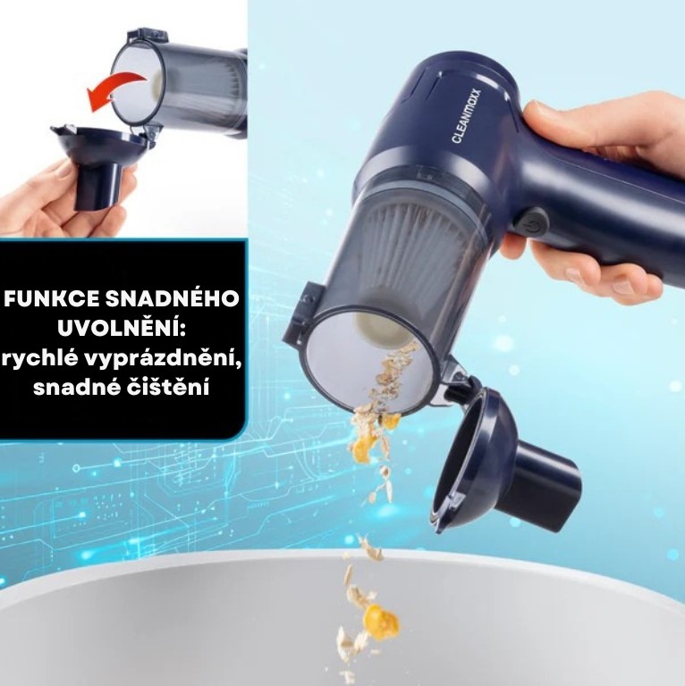 CleanMaxx AKU ruční vysavač 2v1 s funkcí foukání 16535 (6)